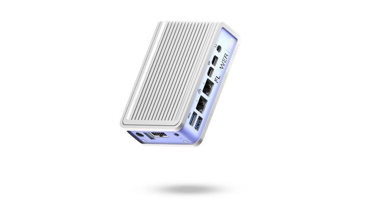 FlowerHub device — Ubuntu-based local controller used to communicate with the inverter dongle and manage battery charge and discharge commands over Modbus TCP